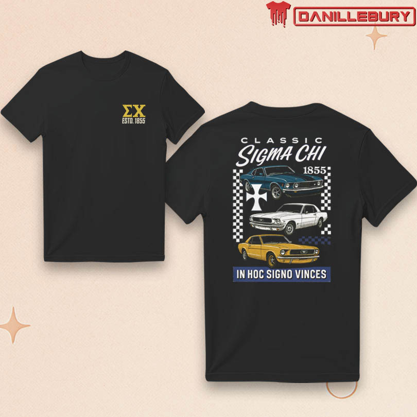 Sigma Chi Vintage Cars T-Shirt
