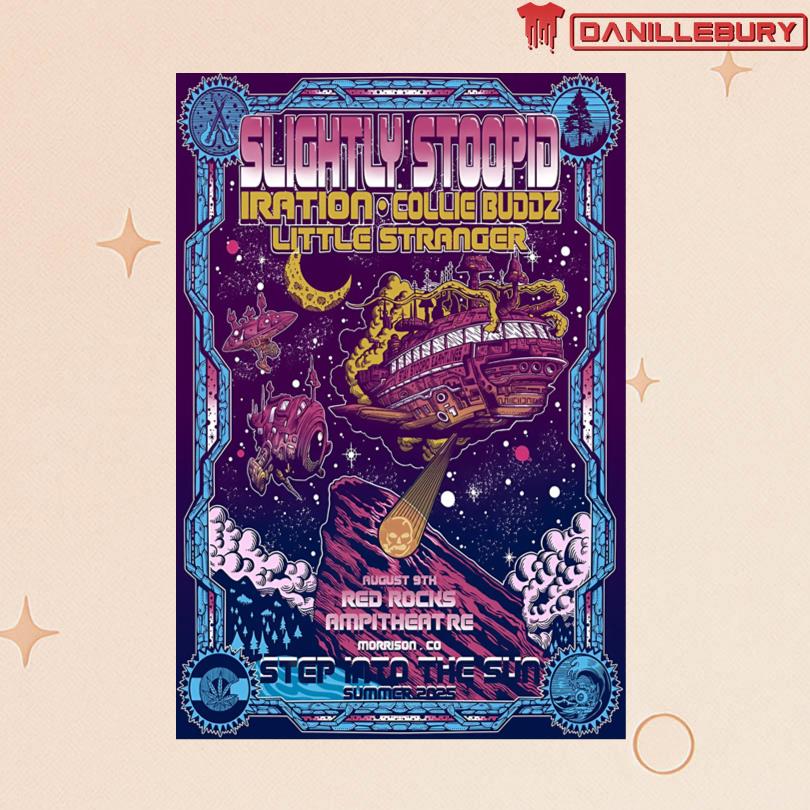 Slightly Stoopid August 9 25 Red Rocks Amphitheatre in Morrison CO Poster