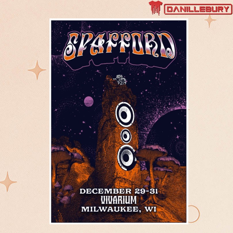 Spafford Milwaukee WI Dec 29-31 2025 Event Poster