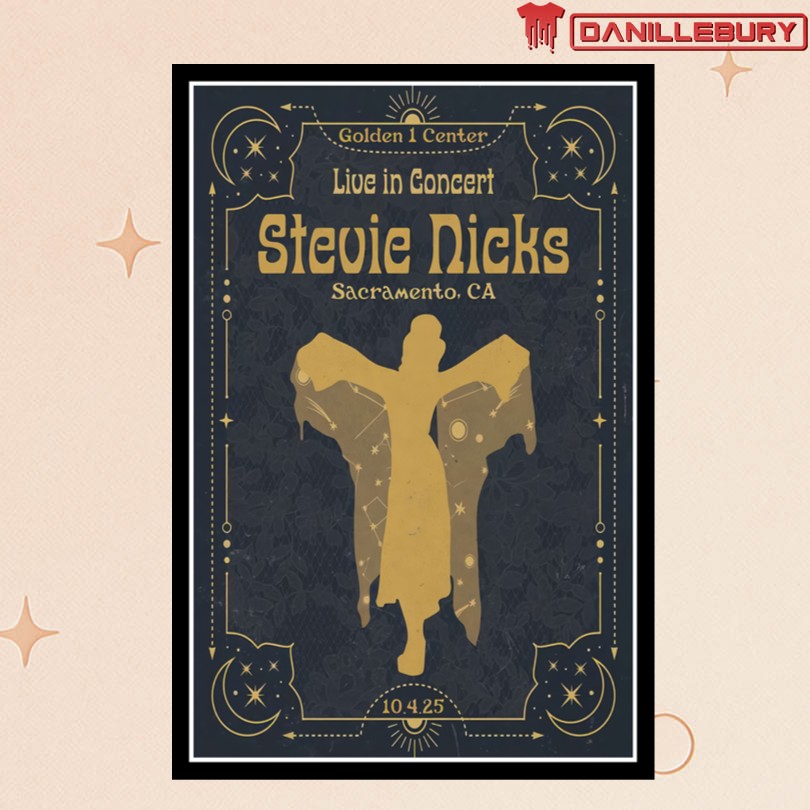 Stevie Nicks Sacramento, CA Oct 4, 2025 Tour Poster