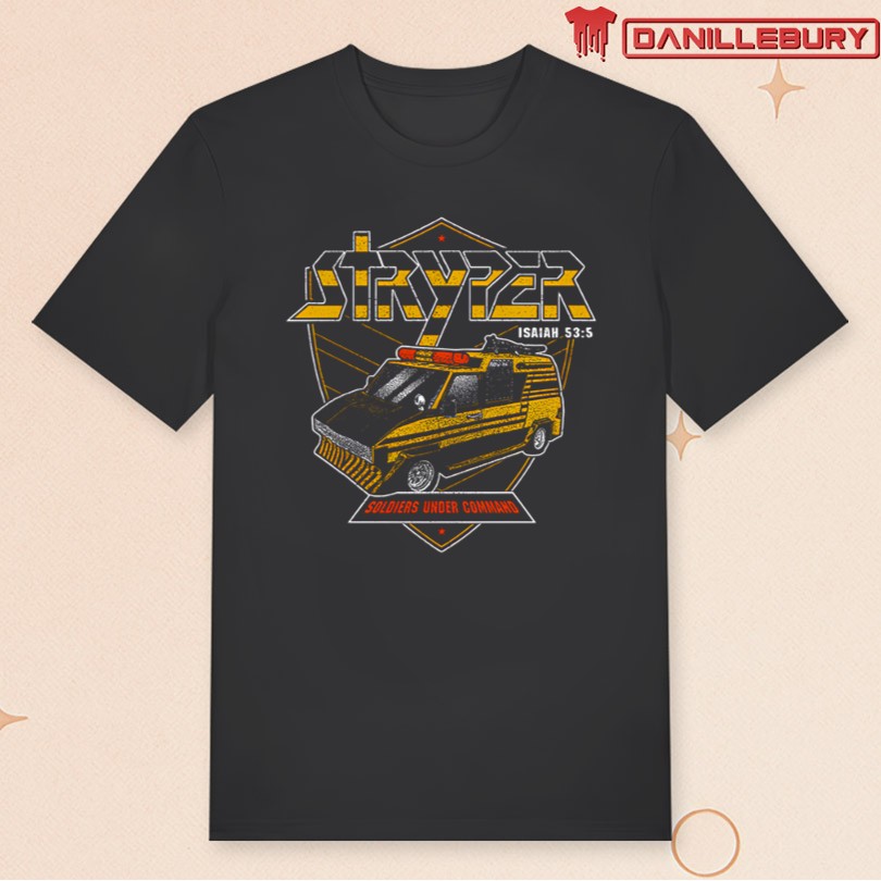 Stryper Soldiers Under Command Battle Van T-shirt