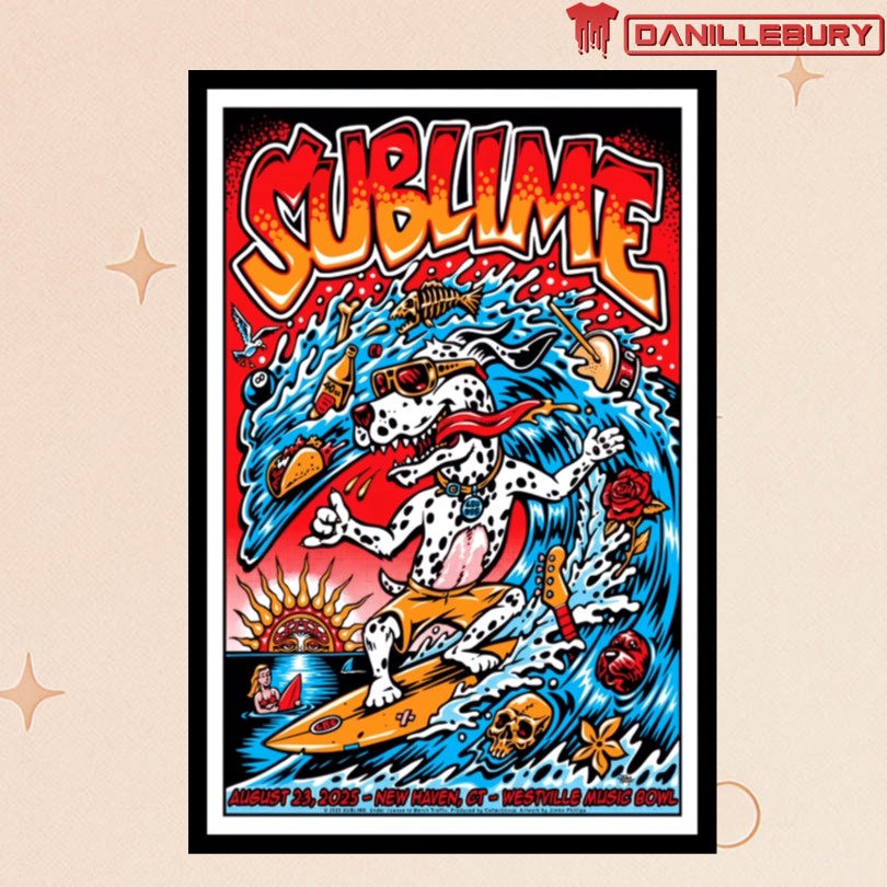 Sublime New Haven CT Aug23 2025 Westville Music Bowl Poster
