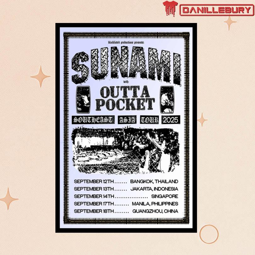 Sunami Southeast Asia Tour 2025 Poster