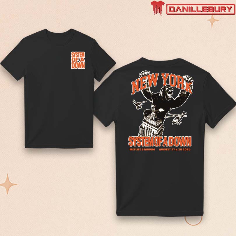 System Of A Down King Kong Aug 27 & 28, 2025 New York Shirt