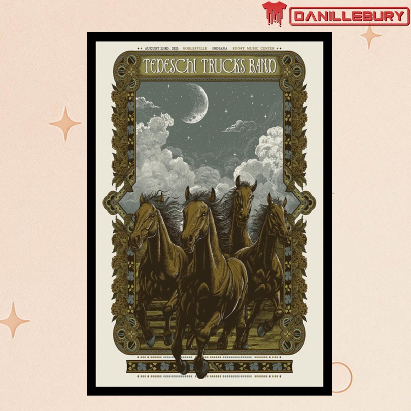 Tedeschi Trucks Band Ruoff Music Center Aug 23 2025 Noblesville IN Poster