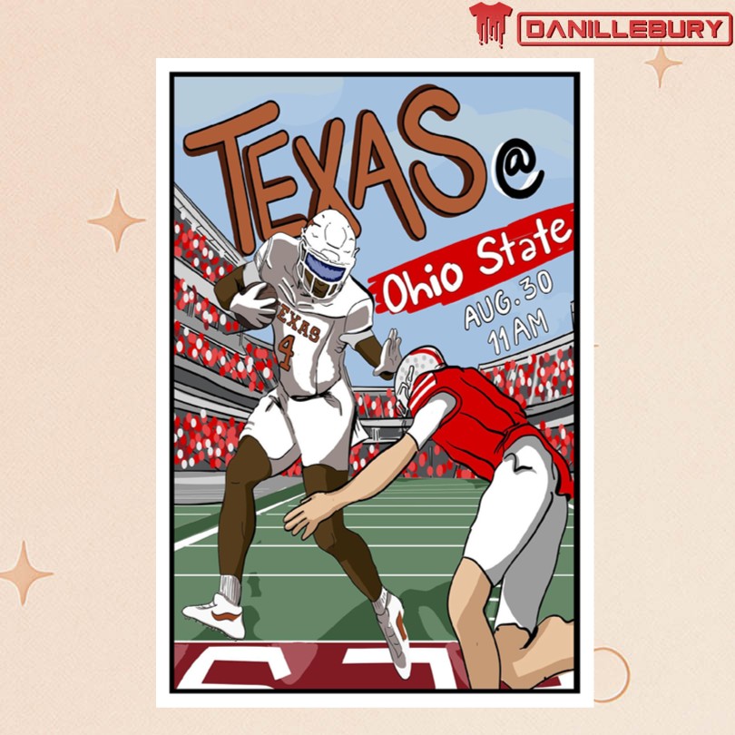Texas Football Ohio State Aug 30 2025 Show Posters