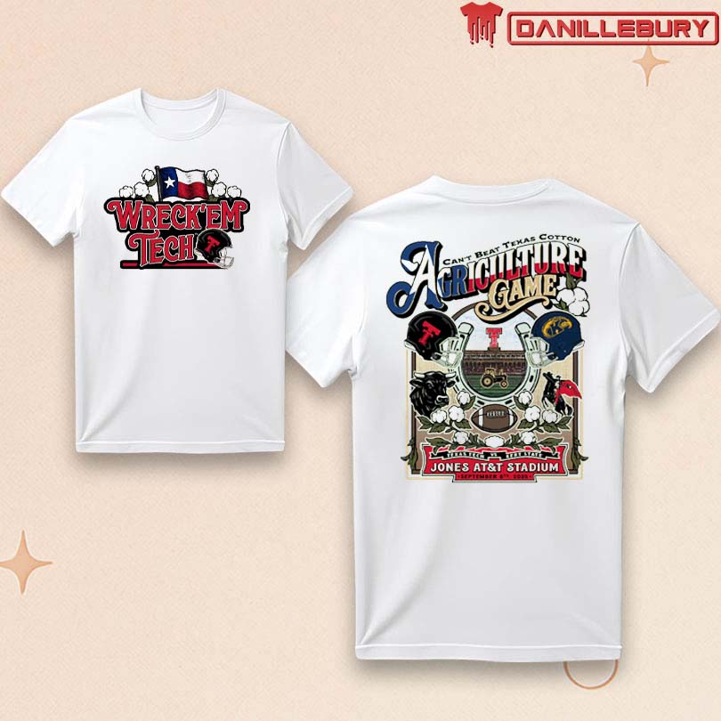Texas Tech vs Kent State 2025 Celebrate Agriculture Gameday T-Shirt