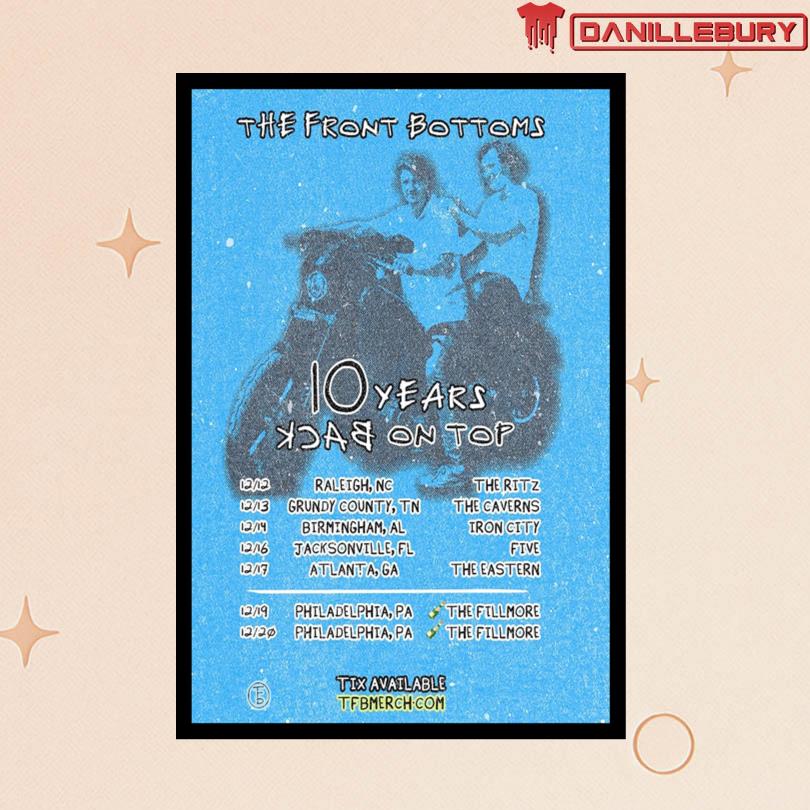 TFB 10 Year Back On Top December 2025 Tour Poster