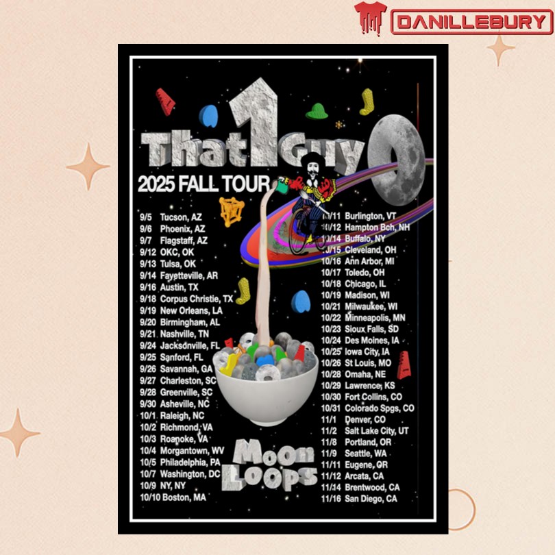 That 1 Guy Fall Tour 2025 Poster