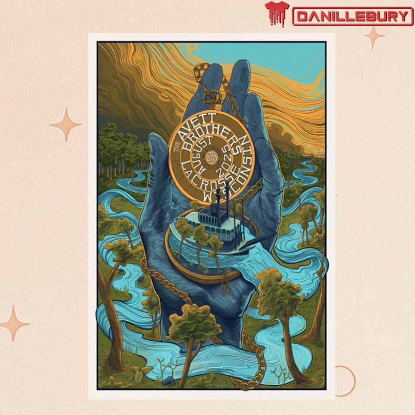 The Avett Brothers La Crosse, WI Aug 28 2025 Show Poster