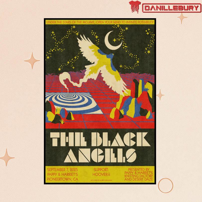 The Black Angels Sept 7 2025 Pioneertown CA Limited Poster