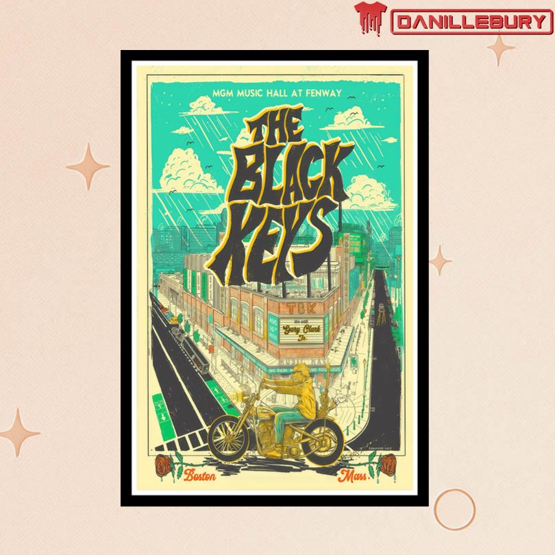 The Black Keys MGM Music Hall at Fenway Boston MA Aug 16 2025 Poster