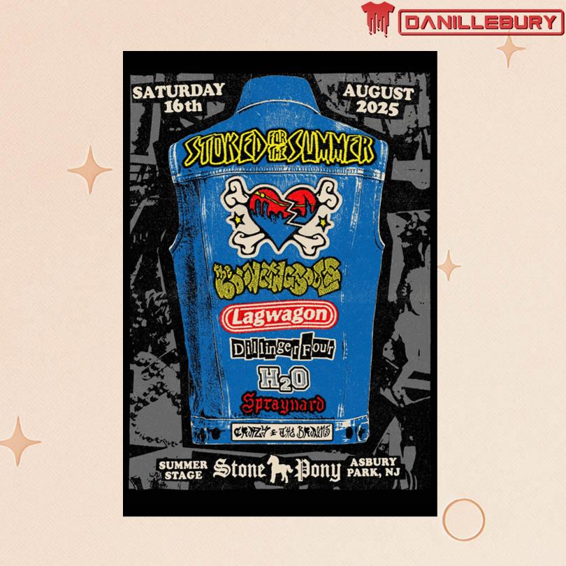 The Bouncing Souls Asbury Park New Jersey August 16 2025 Poster