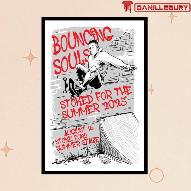 The Bouncing Souls Aug 16 2025 Stone Pony Summer Stage Poster
