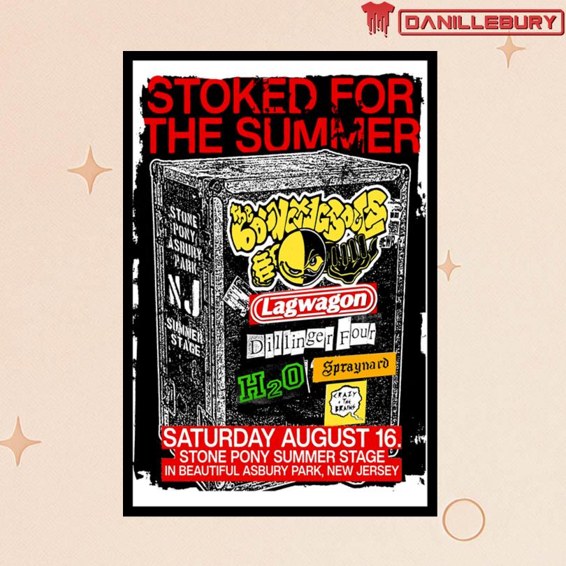 The Bouncing Souls August 16 2025 Asbury Park Show Poster