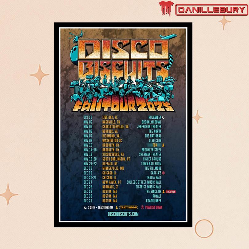 The Disco Biscuits Fall Tour 2025 Poster