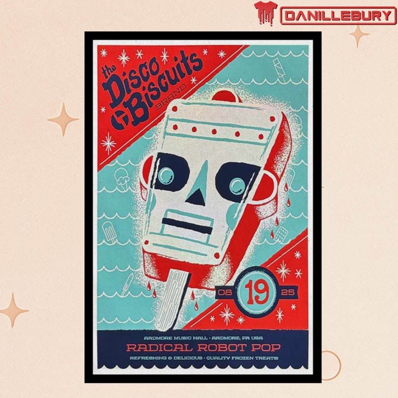 The Disco Biscuits Hall Ardmore, PA August 19, 2025 Tour Poster