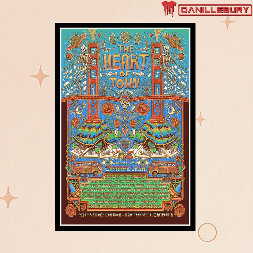 The Heart of Town August 2 2025 San Francisco Poster