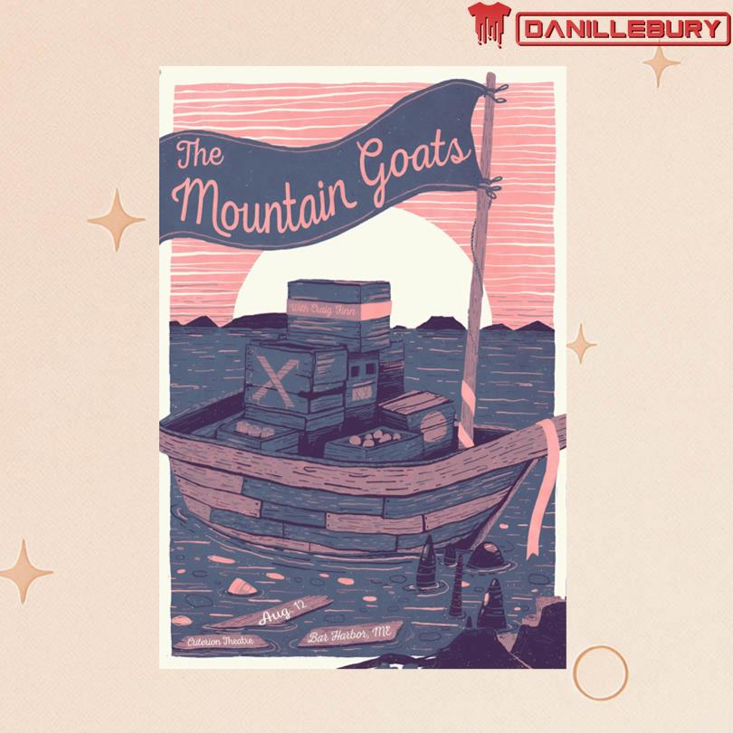 The Mountain Goats August 12 2025 Criterion Theatre Bar Harbor, ME Poster