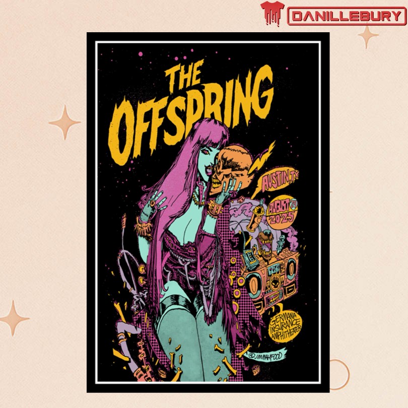 The Offspring Event Austin TX 8 24 2025 Poster