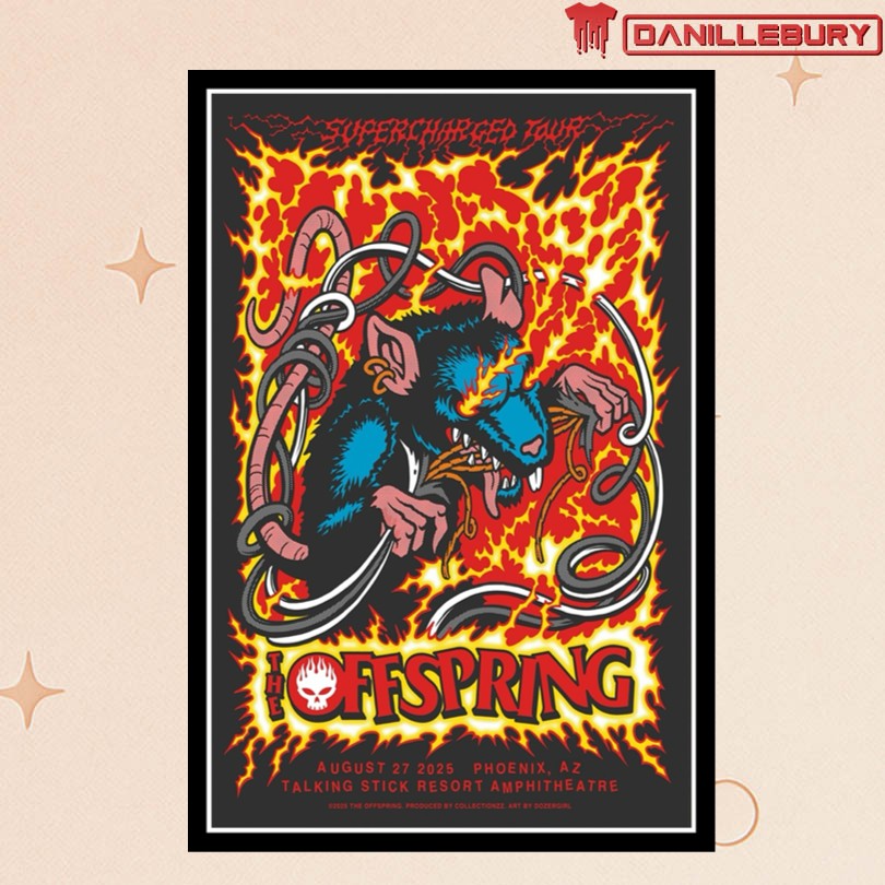 The Offspring Phoenix, AZ Aug 27 2025 Poster