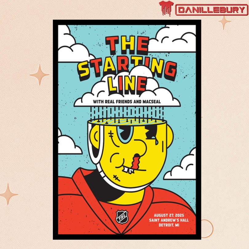 The Starting Line Detroit MI Aug 27 2025 Tour Poster