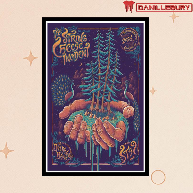 The String Cheese Incident August 15 2025 The Pines Music Park Tour Poster