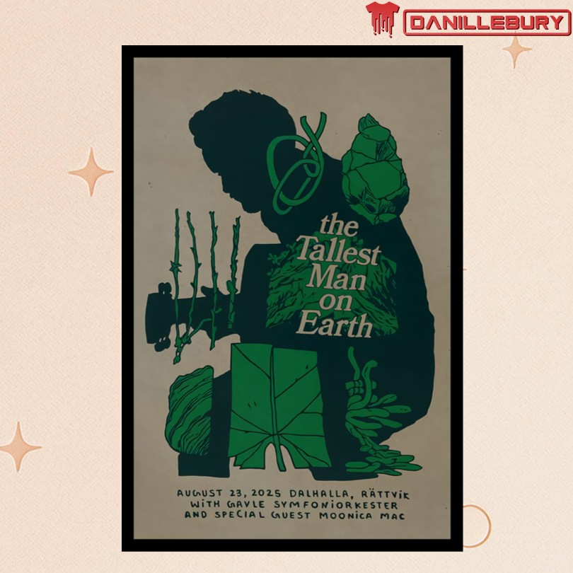 The Tallest Man On Earth Aug 23, 2025 Dalhalla Rättvik Poster
