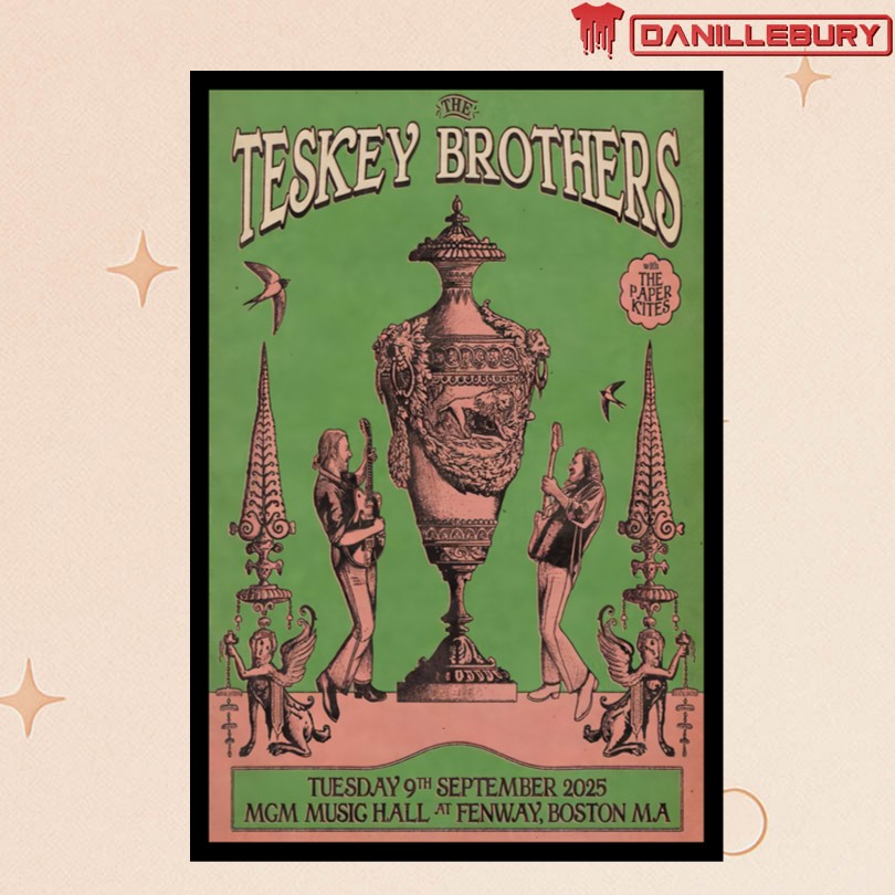 The Teskey Brothers Boston, MA Sept 09 2025 Poster