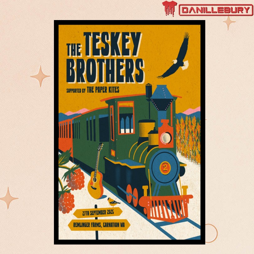The Teskey Brothers Carnation WA 27th September 2025 Poster