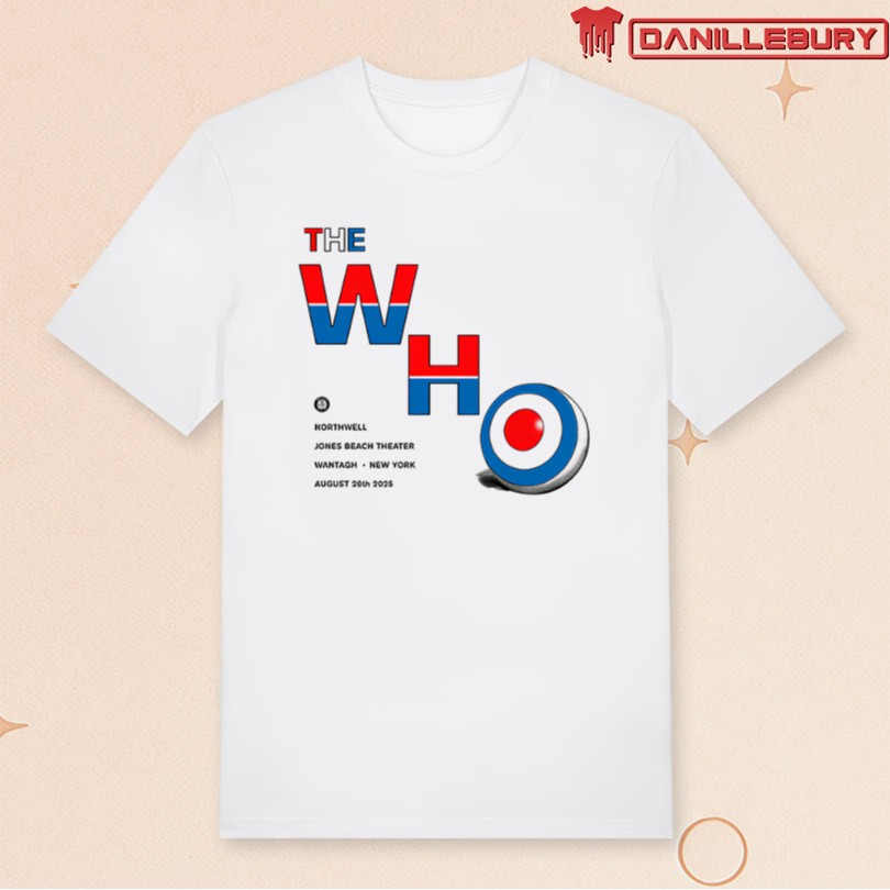 The Who Aug 28 2025 Jones Beach Theater Wantagh NY T-Shirt