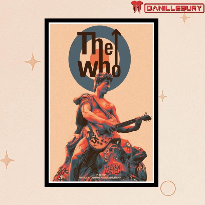 The Who Italy July 20 2025 Event Poster