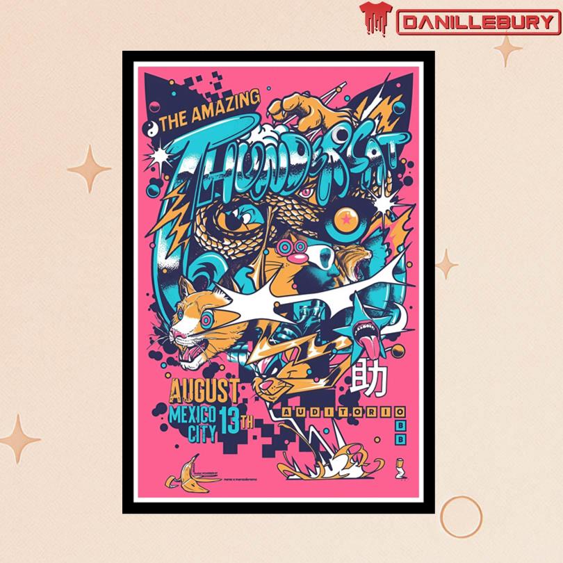 Thundercat Aug 13 2025 at Auditorio BB in Mexico City Poster