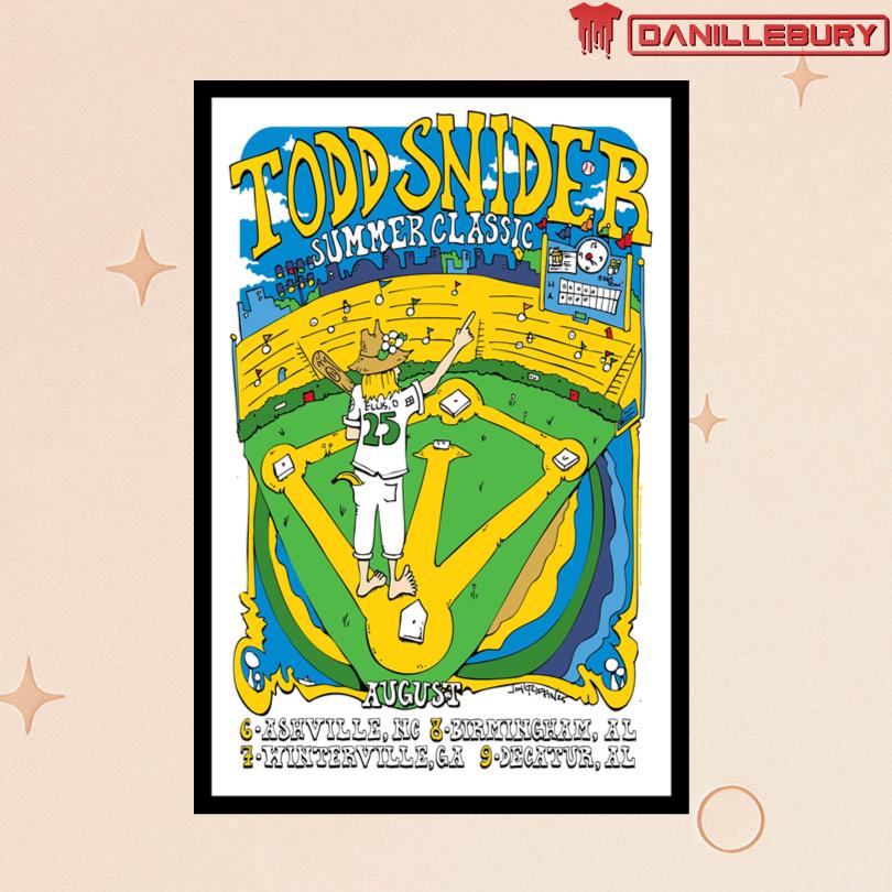 Todd Snider The Summer Classic 2025 Limited Poster