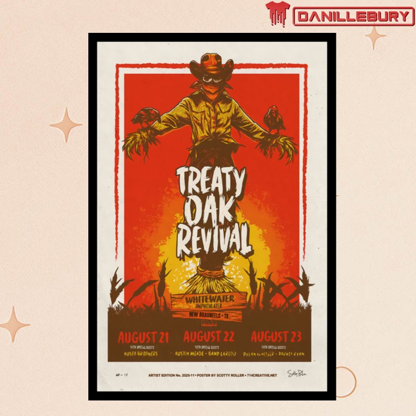 Treaty Oak Revival New Braunfels, TX Aug 21-23, 2025 Poster