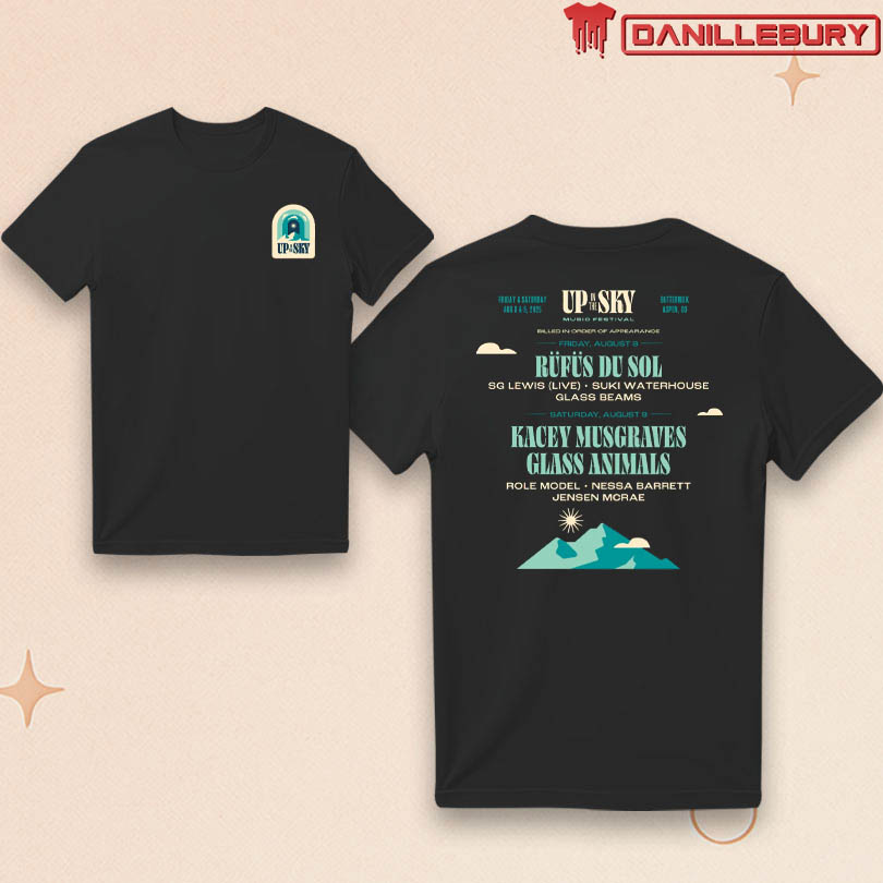 Up In The Sky Festival Arch Lineup 2025 T-shirt