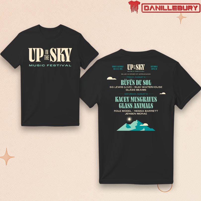 Up In The Sky Festival Logo Lineup 2025 Tee