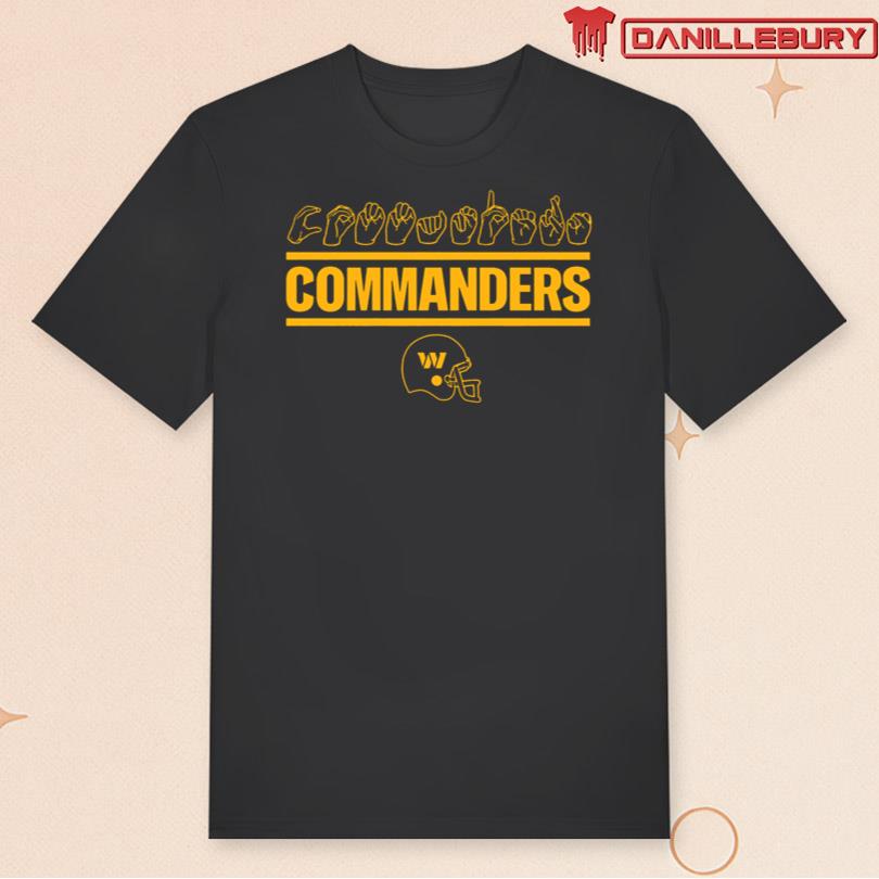Washington Commanders Love Sign x ASL Shirt