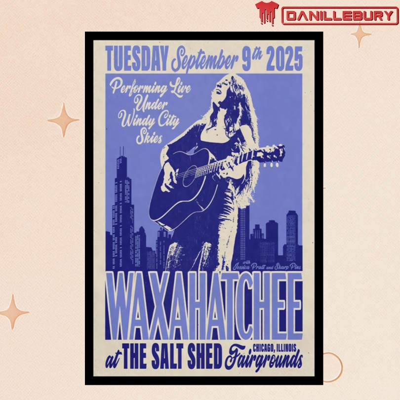 Waxahatchee Chicago, IL Sept 9 2025 Tour Poster