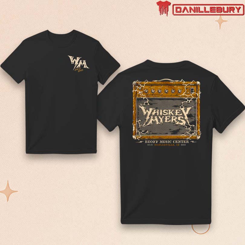 Whiskey Myers August 23 2025 Ruoff Music Center Noblesville, IN T-shirt