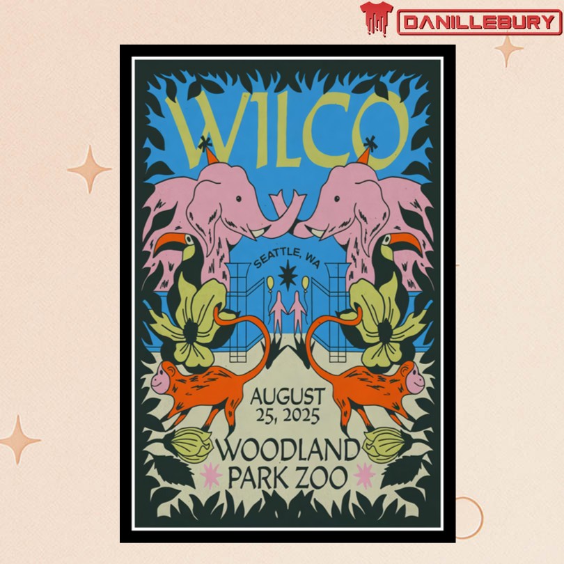 Wilco Seattle WA Aug 25 2025 Tour Poster