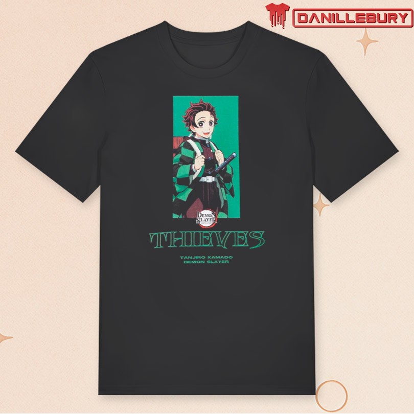 100thieves Tanjiro Checks Shirt