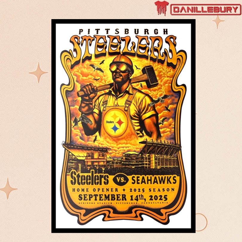2025 Steelers Home Game Posters