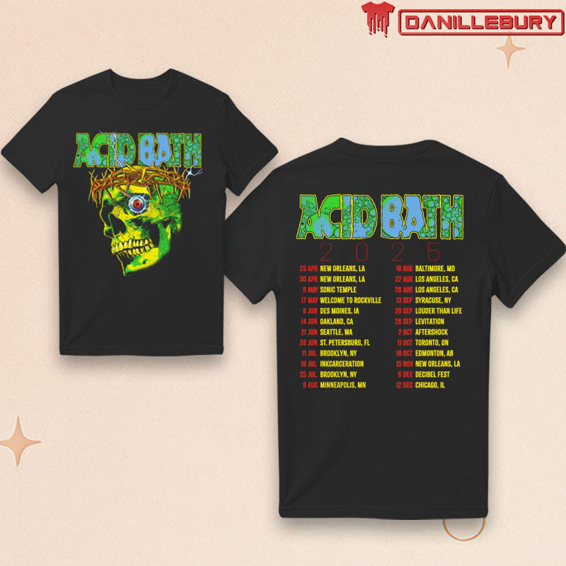 Acid Bath American Tour 2025 New Merch