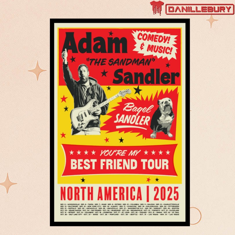 Adam Sandler North America 2025 Poster