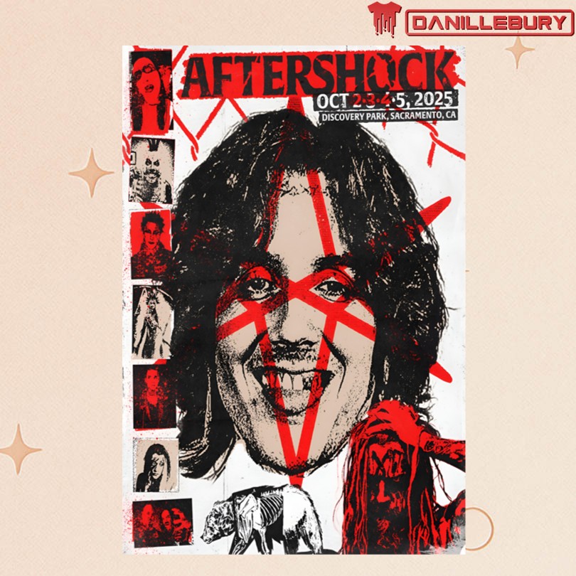 Aftershock Sacramento, CA Oct 2-5 2025 Tour Poster