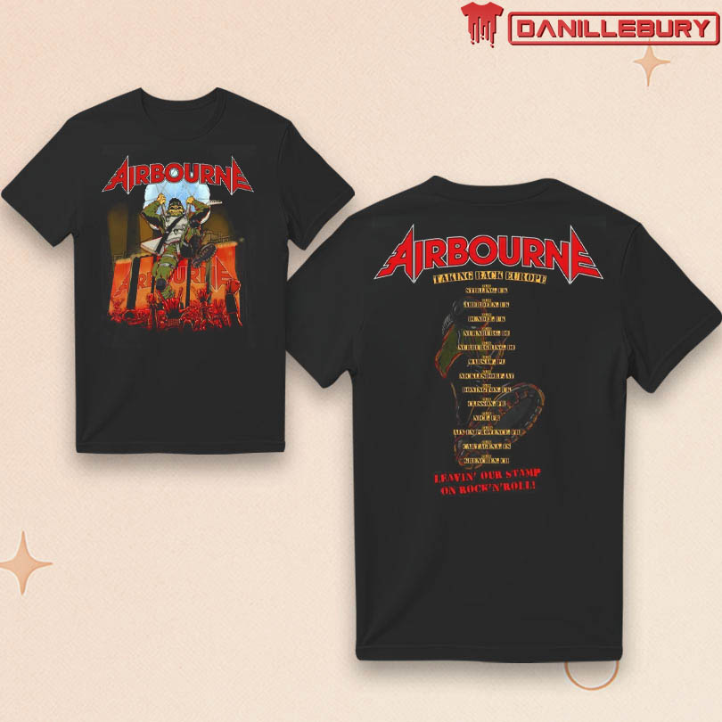 Airbourne Scorch Incoming Summer Tour 25 Shirt