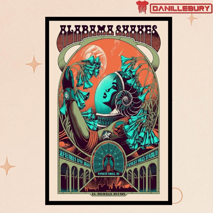 Alabama Shakes Forest Hills Stadium Concert Poster