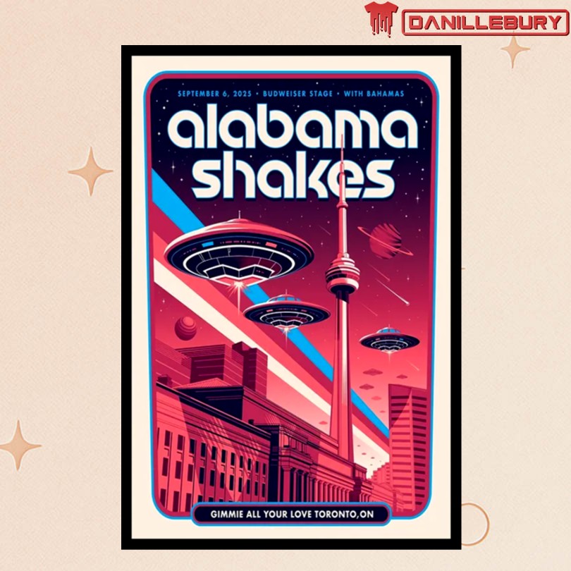 Alabama Shakes Toronto ON 09 06 25 Event Poster