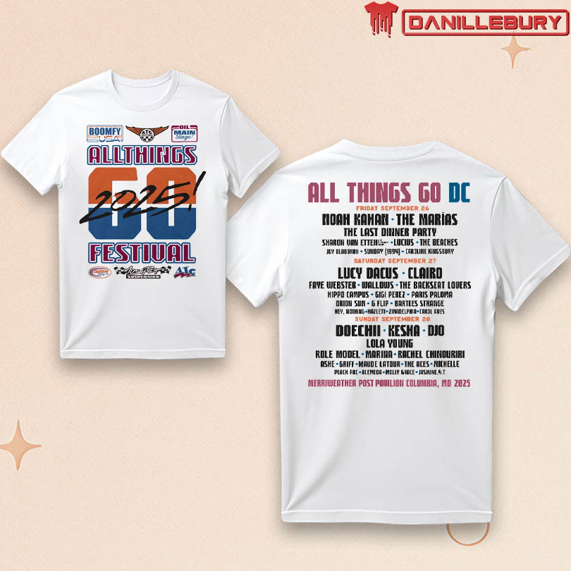All Things Go Festival DC Racing Team Lineup 2025 Merch
